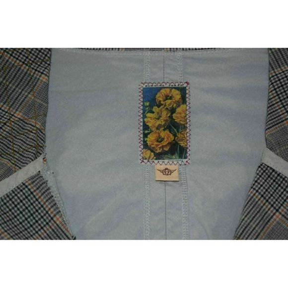 Anthro Burning Torch Jacket sz L Reversible - Picture 11 of 12